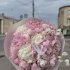Авторський букет-гігант із рожевих півоній, латірусу, рожевих гортензій_0